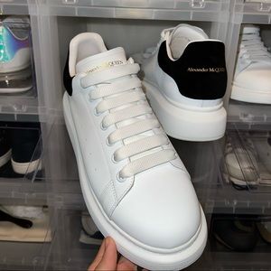 Alexander McQueen Men's Croc-Embossed Suede Oversized Sneaker